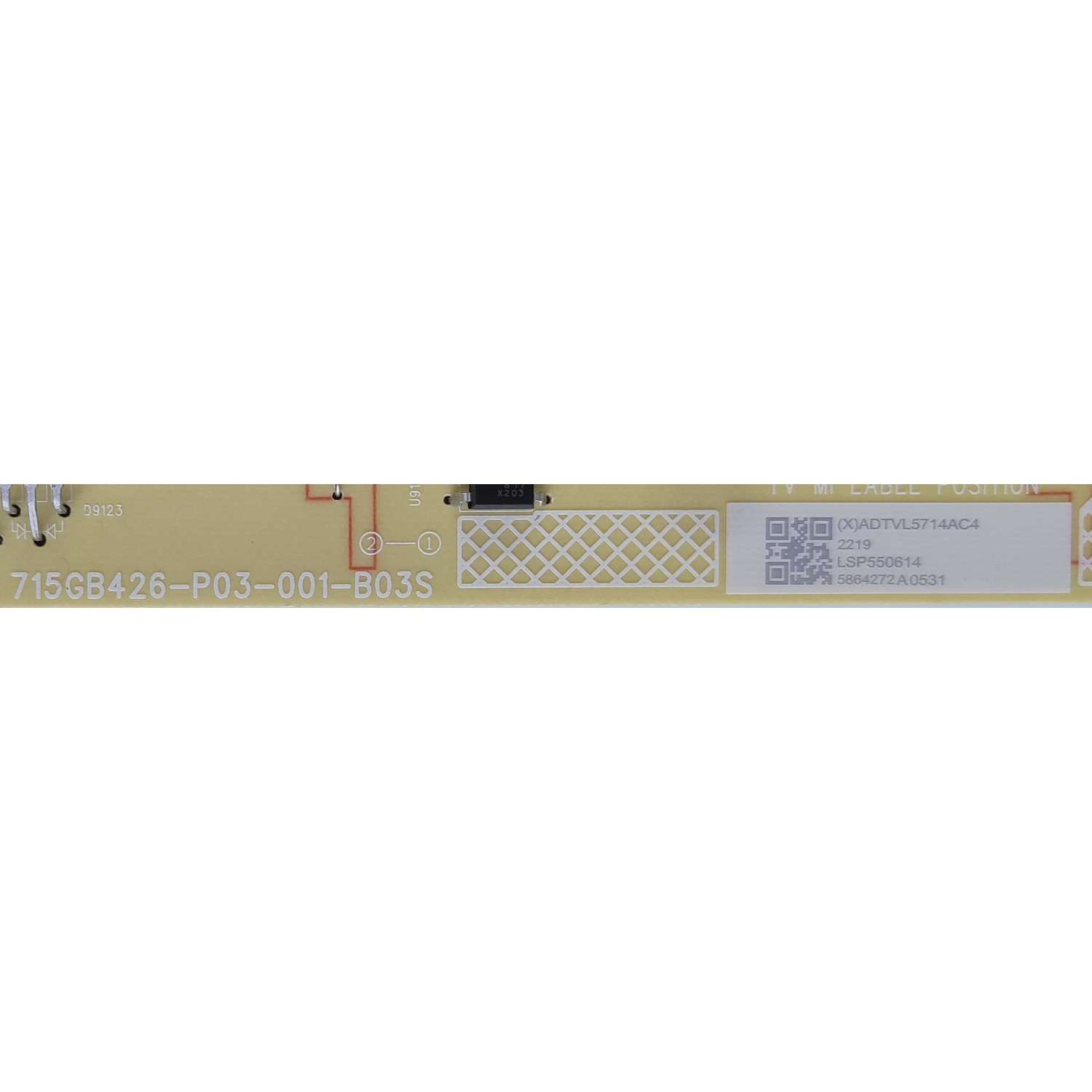 FUENTE DE PODE PARA TV VIZIO / NUMERO DE PARTE ADTVL5714AC4 / 715GB426-P03-001-B03S / (X)ADTVL5714AC4 / PANEL TPT550WR-D126.L REV:S22R / MODELO V555M-K01 LTC3M6K	 - Imagen 3
